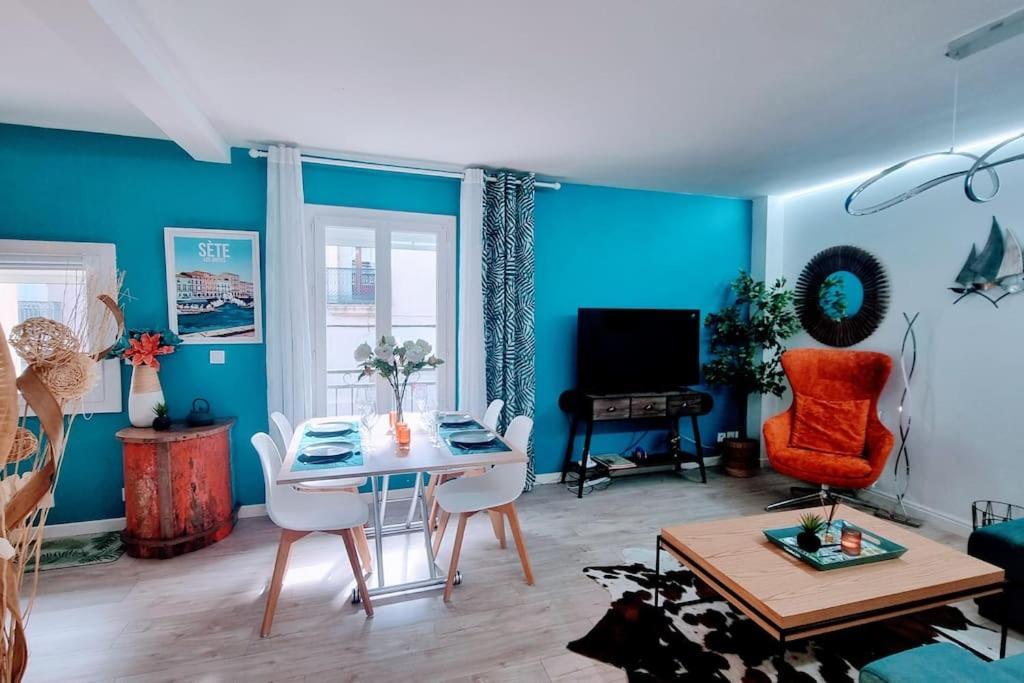 Le Clavel Superbe Deco, Centre Historique, Climatise, Parking A Proximite * Sete