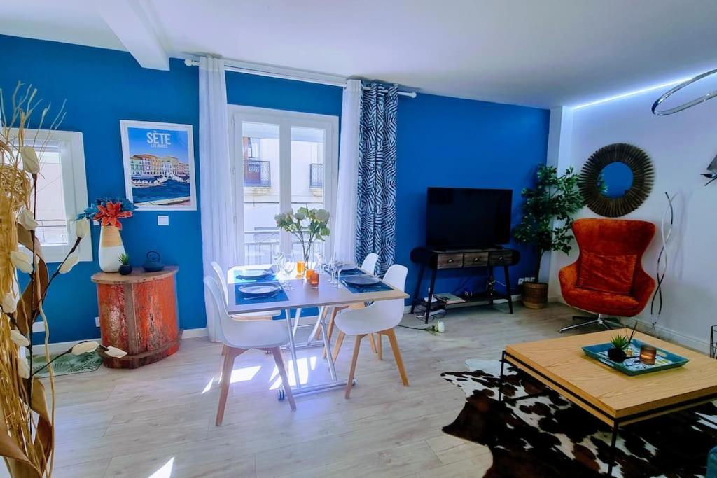 Le Clavel Superbe Deco, Centre Historique, Climatise, Parking A Proximite * Sète