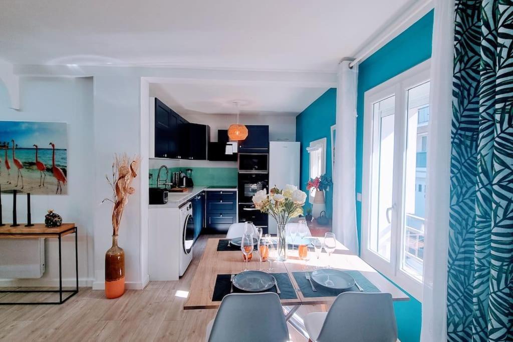 Le Clavel Superbe Deco, Centre Historique, Climatise, Parking A Proximite Sète